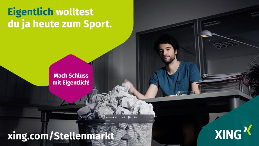 xing kampagne sportlich